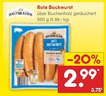 Netto Marken-Discount Hildrizhausen - Rote Bockwurst Angebot im Prospekt Rote Bockwurst bei Netto Marken-Discount im Hildrizhausen Prospekt für 2,99 €