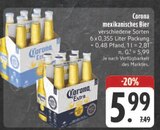 Mexikanisches Bier im Angebot bei E center in Greiz Mexikanisches Bier Angebote von Corona bei E center Greiz für 5,99 €