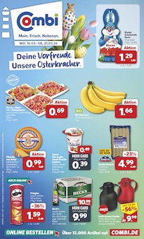 Bio Bananen im combi Prospekt "Markt - Angebote" mit 37 Seiten (Hannover)