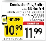 Pils, Radler oder Alkoholfrei im Angebot bei EDEKA in Gronau Pils, Radler oder Alkoholfrei Angebote von Krombacher bei EDEKA Gronau für 10,99 €