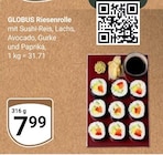 Aktuelle Sushi Angebote bei GLOBUS in Leipzig Aktuelles Riesenrolle Angebot bei GLOBUS in Leipzig ab 7,99 €