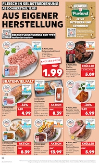 Hackfleisch im Kaufland Prospekt "KNÜLLER" mit 54 Seiten (Oldenburg)