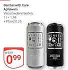Apfelwein von Bembel with Care für 0,99 € bei GLOBUS im Angebot Apfelwein von Bembel with Care im aktuellen GLOBUS Prospekt