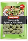 Gnocchi Spinat & Basilikum im Penny Prospekt Gnocchi Spinat & Basilikum von BÜRGER im aktuellen Penny Prospekt für 1,79 €
