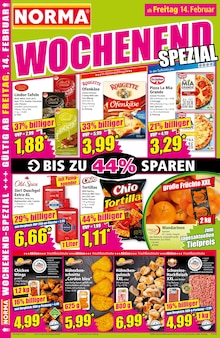 Pizza im Norma Prospekt "Mehr fürs Geld" mit 16 Seiten (Regensburg)