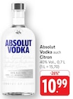 Vodka Angebote von Absolut bei E center Bad Homburg für 10,99 €