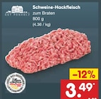 Schweine-Hackfleisch Angebote von Gut Ponholz bei Netto Marken-Discount Neustadt für 3,49 €