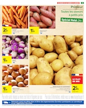 Promos Carotte dans le catalogue "LES PETITS PRIX HALAL" de Carrefour à la page 3