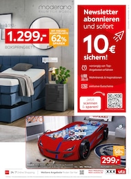 XXXLutz Möbelhäuser Boxspringbett im Prospekt 