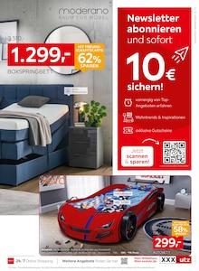 Bett im XXXLutz Möbelhäuser Prospekt "NR.1 BEIM PREIS" mit 40 Seiten (Wolfsburg)