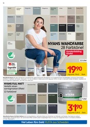 Wandfarbe im Rusta Prospekt in Neumünster Aktueller Rusta Prospekt mit Wandfarbe, "Willkommen zu Hause in Schweden!", Seite 16