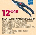 Promo SÉCATEUR BI-MATIÈRE à 12,49 € dans le catalogue Delbard à Magland