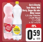 Tonic Water oder Wild Berry Angebote von Gut & Günstig bei EDEKA Chemnitz für 0,59 €