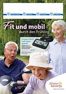 Gesundheitshaus Heiden & Dömer GmbH & Co. KG Prospekt Fit und mobil durch den Frühling mit 6 Seiten