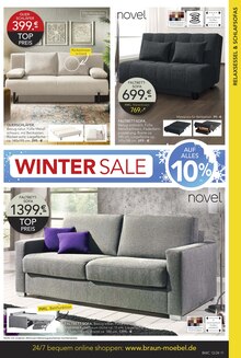 Sofa im BRAUN Möbel-Center Prospekt "WINTER SALE" mit 22 Seiten (Reutlingen)