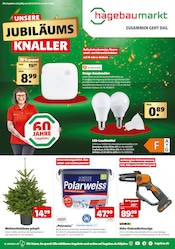 Aktueller Hagebaumarkt Prospekt mit Weihnachtsbaum, "UNSERE JUBILÄUMS KNALLER", Seite 1