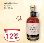 Aktuelles Kyle’s Club Rum Angebot bei GLOBUS in Wolfenbüttel ab 12,99 €