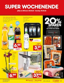 Cola im aktuellen Netto Marken-Discount Prospekt (Bergisch Gladbach) Cola im Netto Marken-Discount Prospekt "Aktuelle Angebote" mit 66 Seiten (Bergisch Gladbach)