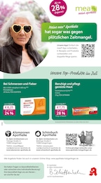 Apotheke Prospekt von mea - meine apotheke in Hohenentringen Aktueller mea - meine apotheke Apotheken Prospekt für Hohenentringen: Unsere Juli-Angebote mit 4} Seiten, 01.07.2025 - 31.07.2025