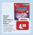 Aktuelles Spülmaschinentabs oder Pulver Angebot bei combi in Bielefeld ab 4,49 €