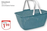 GLOBUS Hattersheim - Einkaufskorb Angebot im Prospekt Einkaufskorb bei GLOBUS im Hattersheim Prospekt für 1,99 €