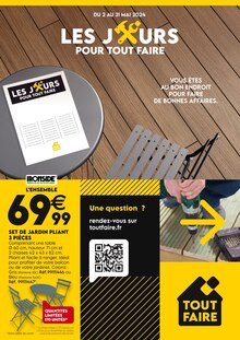 Prospectus Tout Faire à Villebois-Lavalette, "LES JOURS POUR TOUT FAIRE", 8 pages de promos valables du 02/05/2024 au 31/05/2024