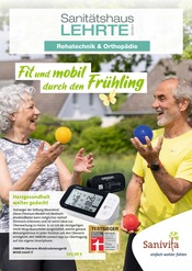 Aktueller Sanitätshaus Lehrte GmbH Prospekt mit Blutdruckmessgerät, "Fit und mobil durch den Frühling", Seite 1
