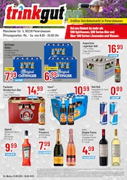 Trinkgut Prospekt für Reichertshausen mit 4 Seiten Trinkgut Prospekt "Größter Getränkemarkt in Petershausen" für Reichertshausen, 4 Seiten, 01.09.2025 - 06.09.2025
