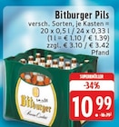 Pils Angebote von Bitburger bei E center Kleve für 10,99 €