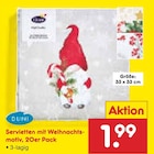 Servietten mit Weihnachtsmotiv im Angebot bei Netto Marken-Discount in Mainz Servietten mit Weihnachtsmotiv Angebote von Duni bei Netto Marken-Discount Mainz für 1,99 €