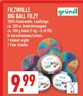 Filzwolle Big Ball Filzy Angebote von Gründl bei Marktkauf Witten für 9,99 €