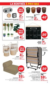 Promotion Matelas (90 X 190) dans le prospectus Super U, valable du 18/08/2026 au 06/09/2026 Promo Matelas (90 X 190) dans le catalogue Super U du moment à la page 9