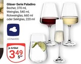 GLOBUS Kerpen - Gläser-Serie Paladino Angebot im Prospekt Gläser-Serie Paladino bei GLOBUS im Kerpen Prospekt für 3,49 €