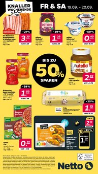 Nutella im aktuellen Netto mit dem Scottie Prospekt (Wismar) Nutella im Netto mit dem Scottie Prospekt "GĂĽnstig. Besser. FĂĽr Dich." mit 33 Seiten (Wismar)