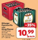 Premium Pils Angebote von Bitburger bei Markant Nordwest Osnabrück für 10,99 €