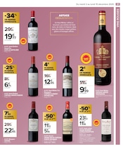 Promos Haut-Médoc Cru Bourgeois dans le catalogue "CAVE : VINS, ALCOOLS ET SPIRITUEUX" de Carrefour à la page 23