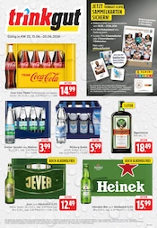 Trinkgut Discounter Prospekt der aktuellen Woche mit 8 Seiten, gültig von 15.06.2026 bis 20.06.2026, in Nalbach und Umgebung Aktueller Trinkgut Discounter Prospekt in Nalbach und Umgebung, "Aktuelle Angebote" mit 8 Seiten, 15.06.2026 - 20.06.2026