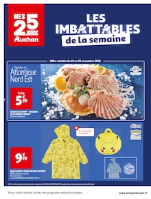 Prospectus Auchan Supermarché à Sainte-Anne-sur-Gervonde, "MES 25 JOURS AUCHAN", 36 pages de promos valables du 19/11/2024 au 24/11/2024