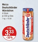 Deutschländer Würstchen von Meica im aktuellen V-Markt Prospekt für 3,33 €