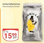 Kaffeebohnen Angebote von Gorilla bei GLOBUS Hürth für 15,99 €