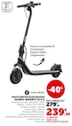 Trottinette électrique E2 E II - Segway-Ninebot - Super U à Toulouse Trottinette électrique E2 E II - Segway-Ninebot en promo chez Super U Toulouse à 239,99 €
