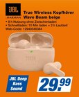 True Wireless Kopfhörer Wave Beam beige Angebote von JBL bei expert Borken für 29,99 €