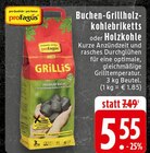 Buchen-Grillholzkohlebriketts Angebote von proFagus bei EDEKA Rheine für 5,55 €