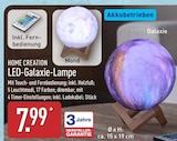 LED-Galaxie-Lampe Mond Angebote von HOME CREATION bei ALDI Nord Haltern am See für 7,99 €