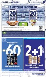 Saucisse en promo dans le catalogue Intermarché Express à la page 3