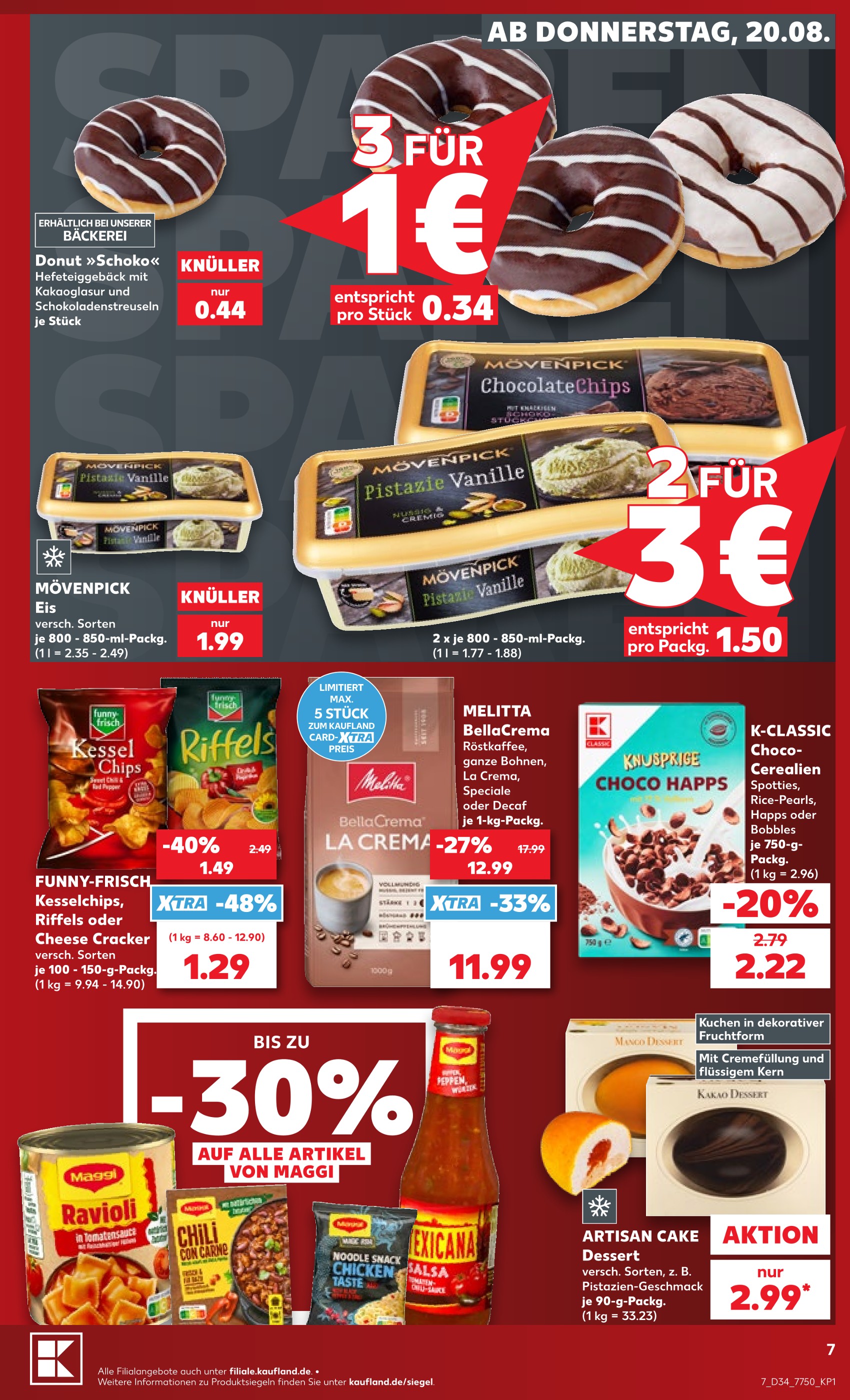 Eis im Kaufland Prospekt "Hier bin ich richtig" mit 52 Seiten (Mainz)