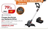 Weldom Sigloy - Promo Coupe-bordures sur batterie UP20 Promo Coupe-bordures sur batterie UP20 à 79,90 € dans le catalogue Weldom à Sigloy