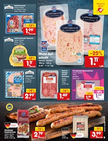 Bratwurst im Netto Marken-Discount Prospekt "Aktuelle Angebote" mit 71 Seiten (Nürnberg)