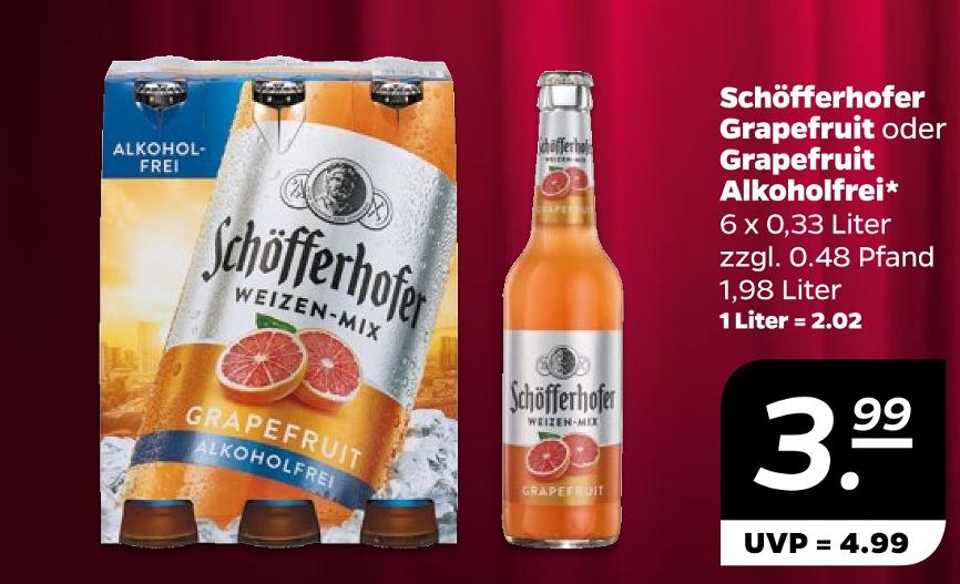 Grapefruit oder Grapefruit Alkoholfrei