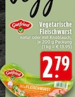Vegetarische Fleischwurst natur im Angebot bei EDEKA in Mülheim Vegetarische Fleischwurst natur Angebote von Gutfried bei EDEKA Mülheim für 2,79 €